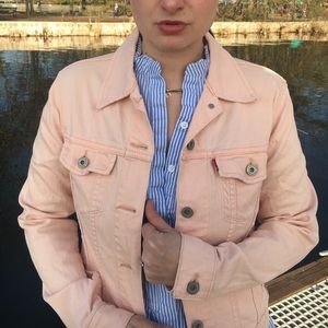 Pale peach Levi’s jacket